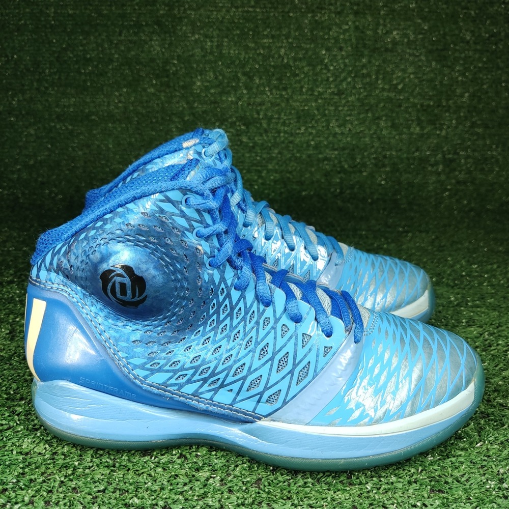 Adidas Basketball Shoes Mens 5.5 Blue Rose 3.5 G59783 SPRINTFRAME High Top